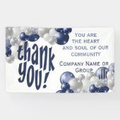 Banderoles Remerciement Staff Bénévole Balloon (Horizontal)