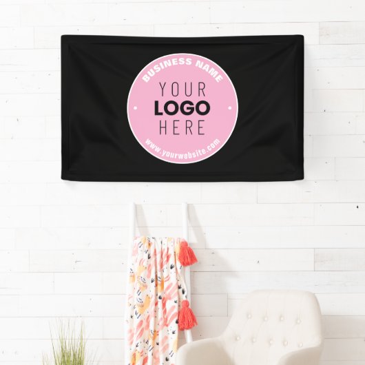 Banderoles Remplacement de logo facile & Texte modifiable | R (En situation)