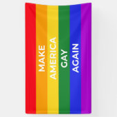 Banderoles Rendre l'Amérique gay (Vertical)