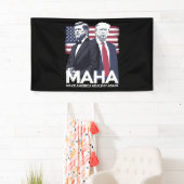 Banderoles Rendre l'Amérique saine (En situation)