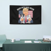 Banderoles Rendre les animaux en sécurité, sauver nos animaux (Salon professionnel)