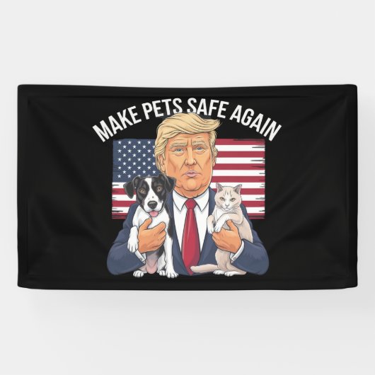 Banderoles Rendre les animaux en sécurité, sauver nos animaux (Horizontal)