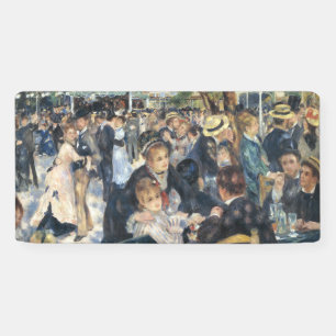 Banderoles Renoir Moulin Danse Galette Fête