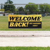 Banderoles Réouverture de l'étudiant de l'employé de Welcome (En situation)