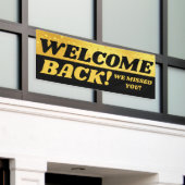 Banderoles Réouverture de l'étudiant de l'employé de Welcome (Bâtiment extérieur)