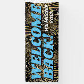 Banderoles Réouverture du client ou de l'employé de retour de (Vertical)