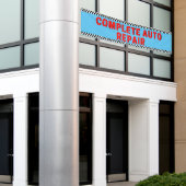 Banderoles Réparation automatique terminée À damiers indicate (Bâtiment extérieur)