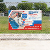 Banderoles Réparation du système de chauffage de Personnalise (En situation)