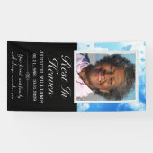 Banderoles Reposez Dans Le Ciel Papillons Ciel Grave Couvertu (Horizontal)