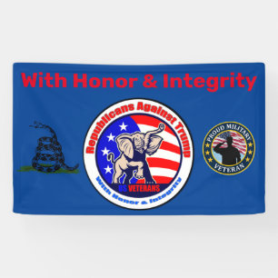 Banderoles Républicains contre Trump Banner 3'x5'