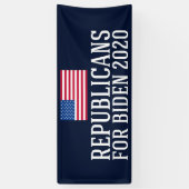 Banderoles Républicains pour Biden 2020 (Vertical)