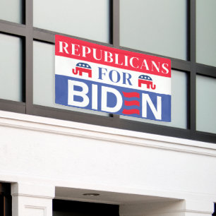 Banderoles Républicains pour Biden   Vote Élection Biden 2024