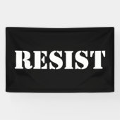 Banderoles résistez à l'anti marche de femmes de droits de (Horizontal)