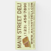 Banderoles Restaurant Cubain Sandwich Deli Restauration Resta (Vertical)