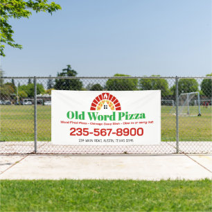 Banderoles Restaurant de pizza italien