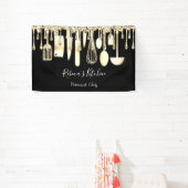 Banderoles Restauration Chef Personnel Cuisine Ustensiles d'o (Insitu)