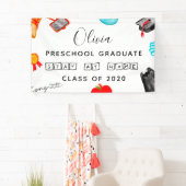 Banderoles "Restez à la maison" Diplôme préscolaire 2020 (En situation)