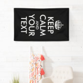 Banderoles Restez calme et continuez - Créez votre propre (En situation)