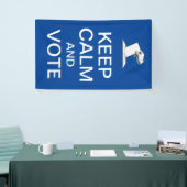 Banderoles Restez calme et votez 2026 (Salon professionnel)