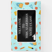 Banderoles Retour à l'école Décor de classe Enseignant (Vertical)