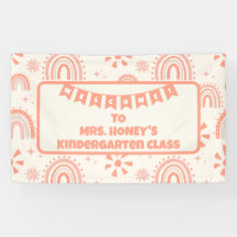 Retour à l'école Enseignant Boho Retro