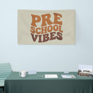 Banderoles Retour à l'école Premier jour de pré-maternelle Gr