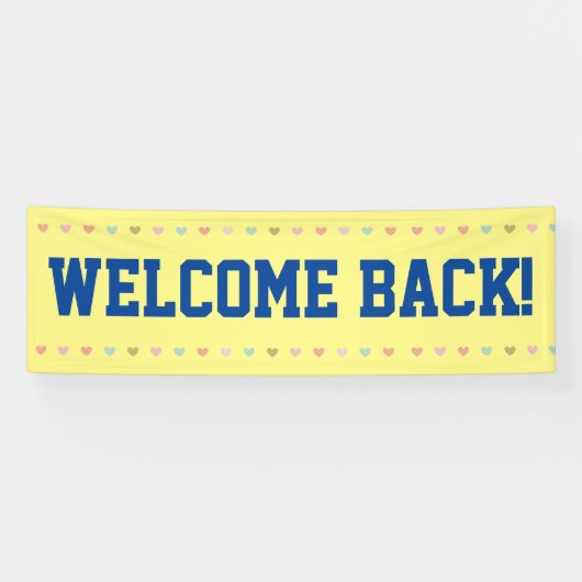 Banderoles Retour de bienvenue - Réouverture (Horizontal)