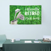 Banderoles Retraite de golf (Salon professionnel)