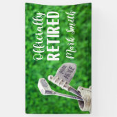 Banderoles Retraite de golf (Vertical)