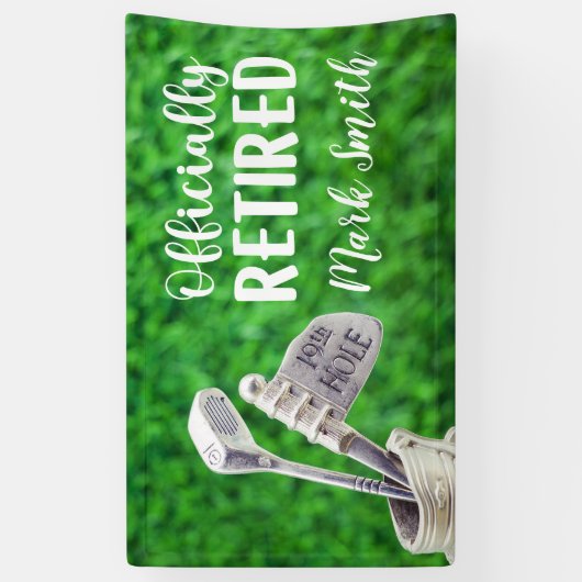 Banderoles Retraite de golf (Vertical)