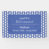 Banderoles Retraite dentiste et orthodontiste (Horizontal)