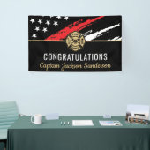 Banderoles Retraite des pompiers Red Line Flag Félicats (Salon professionnel)