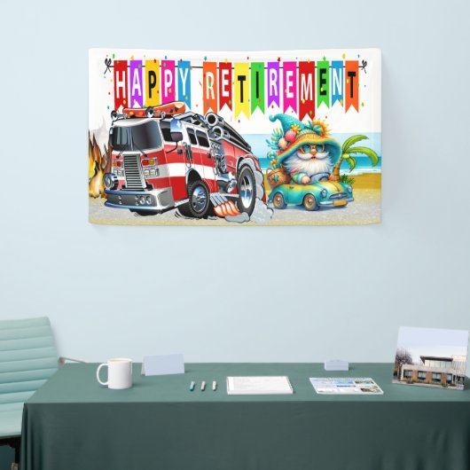 BANDEROLES RETRAITE HEUREUSE (Salon professionnel)