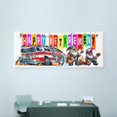 BANDEROLES RETRAITE HEUREUSE (Salon professionnel)