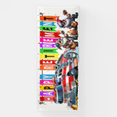 BANDEROLES RETRAITE HEUREUSE (Verticale)