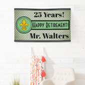 Banderoles Retraite personnalisée (En situation)