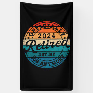 Banderoles Retraite personnalisée officiellement à la retrait