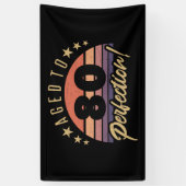 Banderoles Retro 80e Humour d'anniversaire (Vertical)