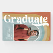 Banderoles Retro Arch Photo 2023 Graduation (Horizontal)