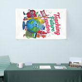 Banderoles Retro Enseigner les futurs leaders de l'école ense (Salon professionnel)