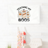 Banderoles Retro Enseigner Mes Boos Halloween (En situation)