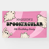 Banderoles Retro Ghosts Halloween Parti Anniversaire de enfan (Horizontal)