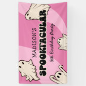 Banderoles Retro Ghosts Halloween Parti Anniversaire de enfan (Vertical)