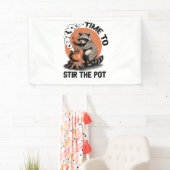 Banderoles Retro Halloween Feral Time to Stir Pot (En situation)