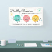 Banderoles Retro happy yarn boules crochet crochets crochet c (Salon professionnel)