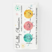 Banderoles Retro happy yarn boules crochet crochets crochet c (Verticale)