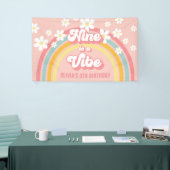 Banderoles Retro Rainbow Nine est un Vibe Super 9e anniversai (Salon professionnel)