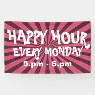 Banderoles Retro Rays noir transp. + votre backgr. & idées