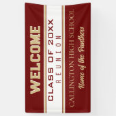 Banderoles Reunion! CUSTOMIZED Class Reunion banner (Vertical)