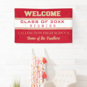 Banderoles Reunion! CUSTOMIZED Class Reunion banner (En situation)